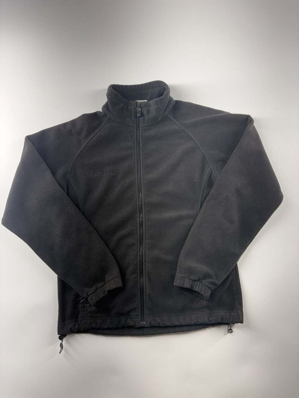 Columbia Sportswear Company Women's Charcoal Grey Full Zip Fleece Jacket Medium